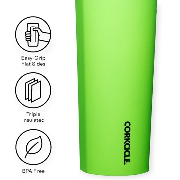 New Corkcicle Series A Sport Canteen Water Bottle Margarita Lime Green 20oz - Picture 10 of 15